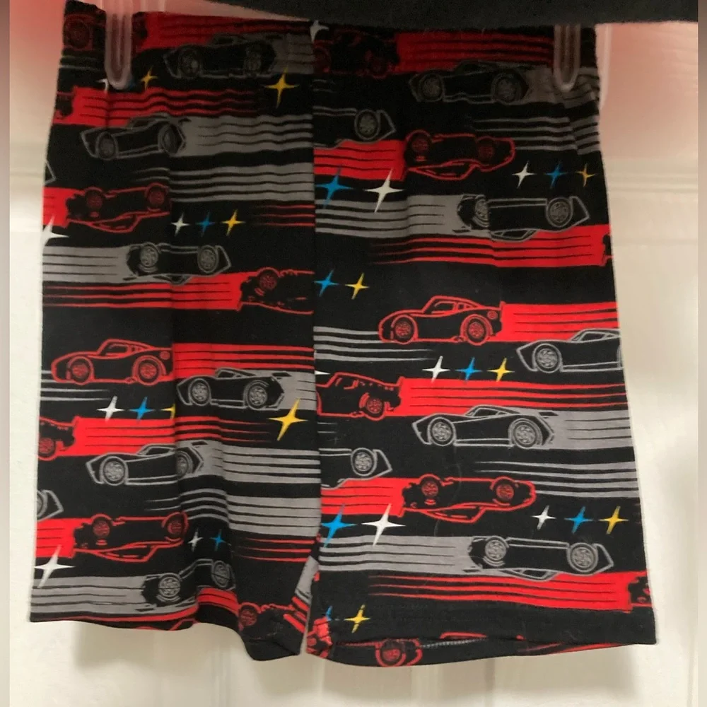 Disney New Red & Black Cars 3 Print 2pc Pajama Set #P